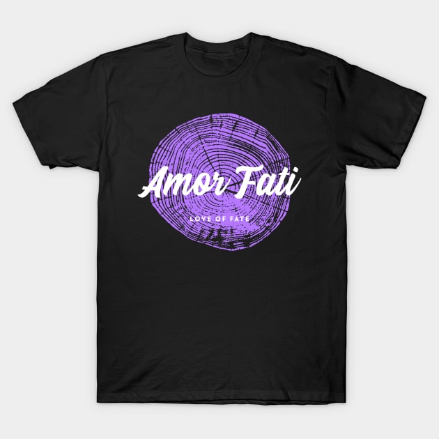 Latin Stoicism - Amor Fati T-Shirt by StoicChimp